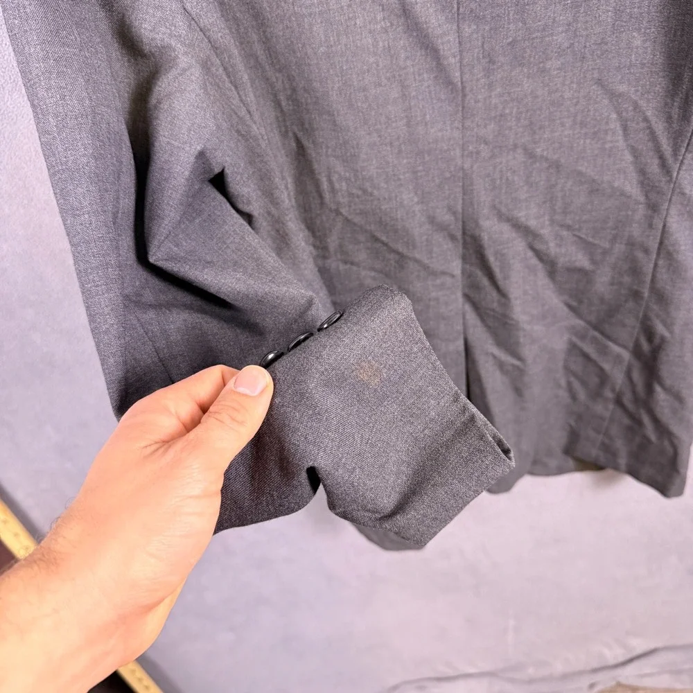 VTG Brooks Brothers Blazer Union Made in USA Brooksgate Mens 39? Gray Sport Coat